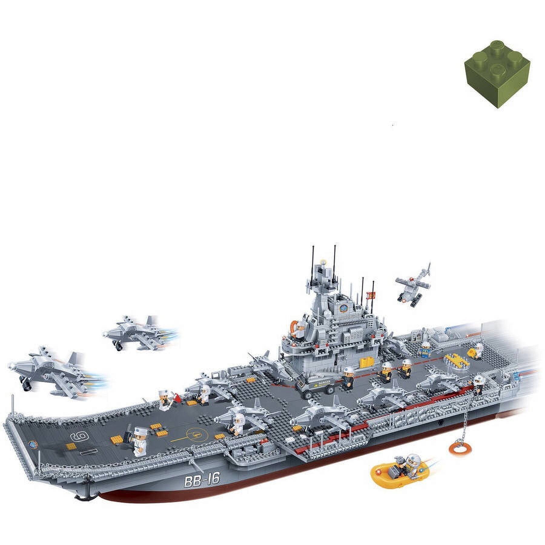 Front. BanBao - BanBao WORLD DEFENSE - MARINE BATTLE SHIP STEM Building Brick Set Building Set for Kids.
