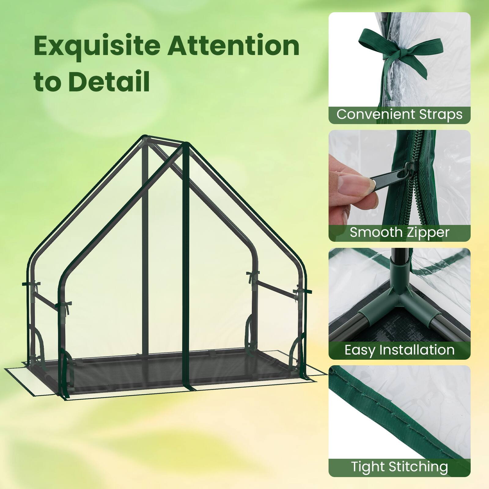 Exquisite Attention to Detail

- Convenient Straps
- Smooth Zipper
- Easy Installation
- Tight Stitching