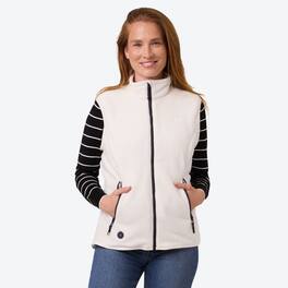 Mobile Warming - Women's Trek 2.0 Heated Fleece Vest - Cream