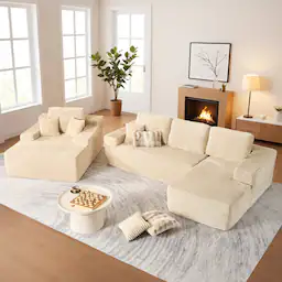 Beige(Plush Corduroy, Right Facing)