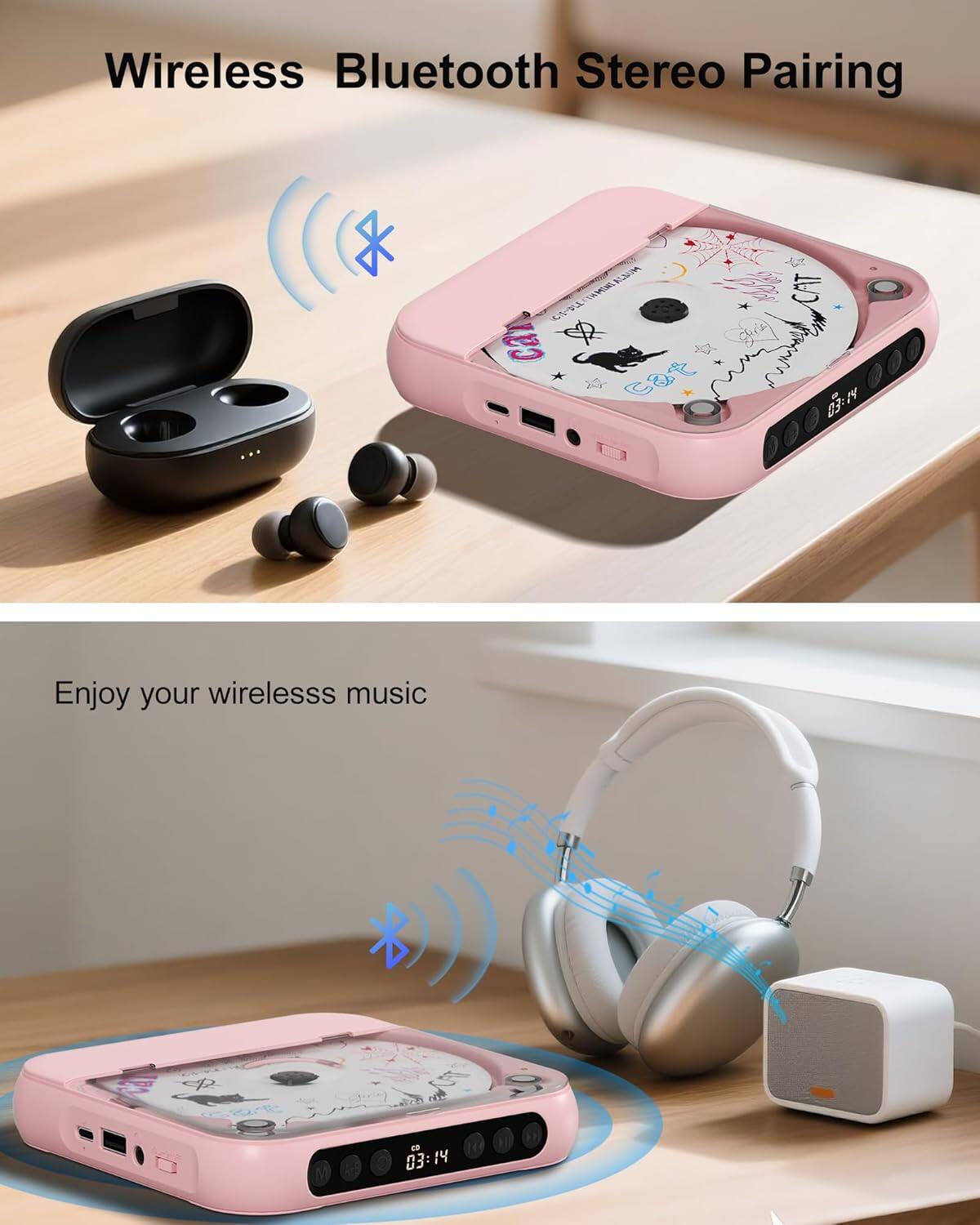 Wireless Bluetooth Stereo Pairing

Enjoy your wireless music