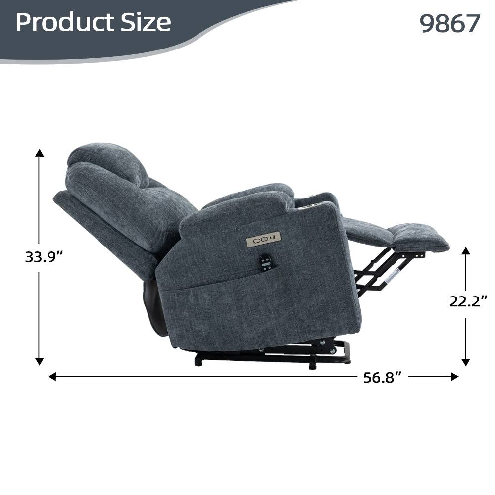Product Size  
9867  
33.9"  
22.2"  
56.8"