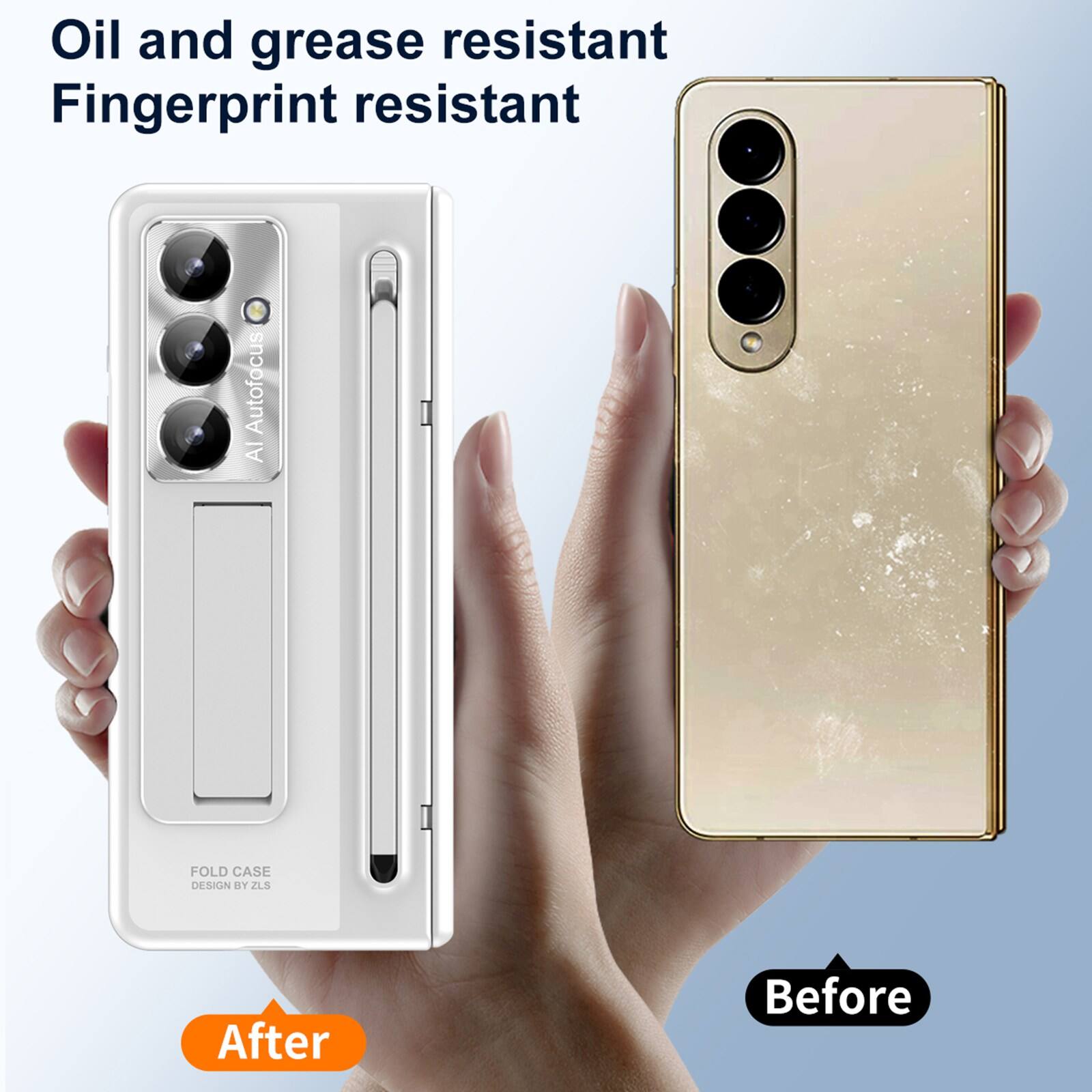 Oil and grease resistant  
Fingerprint resistant  
AI Autofocus  
FOLD CASE DESIGN BY ZLS  
After  
Before