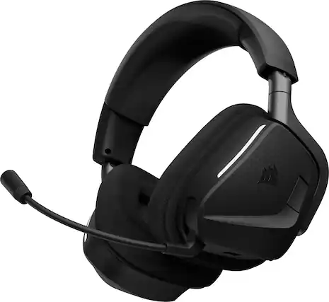 Front. CORSAIR - VOID V2 Max Wireless Gaming Headset for Xbox, PC, Playstation, and Mobile - Carbon.