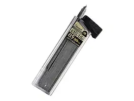 Pentel - Super Hi-Polymer Lead Refill, 0.5mm, 30/Leads, 3/Pack - Gray