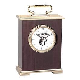 Jardine - Northeastern Huskies Carriage Clock - Gold