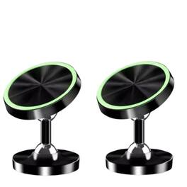 Stock Preferred - 2 Pack Luminous Car Magnetic Mount Holder Stand - Black
