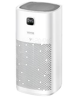 VEVOR - Air Purifier, H13 HEPA Layer, 2018 ft²/h Smart Air Purifier with Speed Control & Child Lock Guard, Efficient Air Cleaner - White