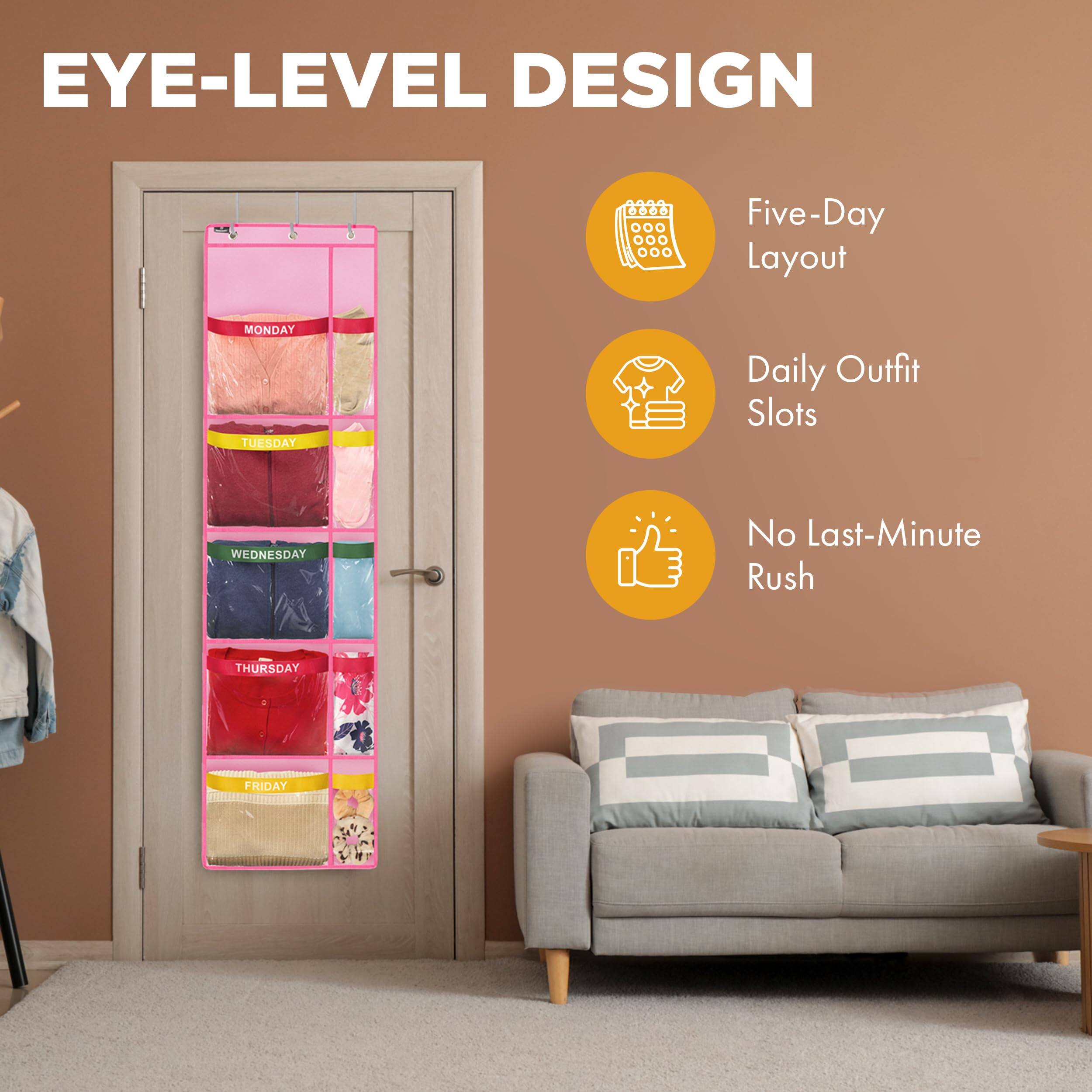 EYE-LEVEL DESIGN

Five-Day Layout  
Daily Outfit Slots  
No Last-Minute Rush