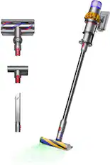 Front. Dyson - V15 Detect Cordless Vacuum - Yellow/Nickel.