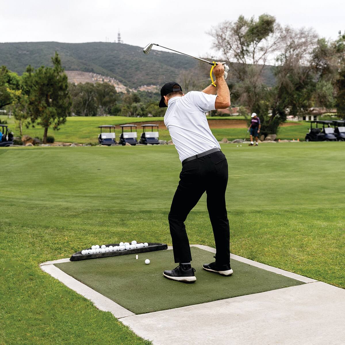 Alt View 4. SKLZ - SKLZ Hinge Golf Swing Trainer - Yellow/Black - Yellow/Black.