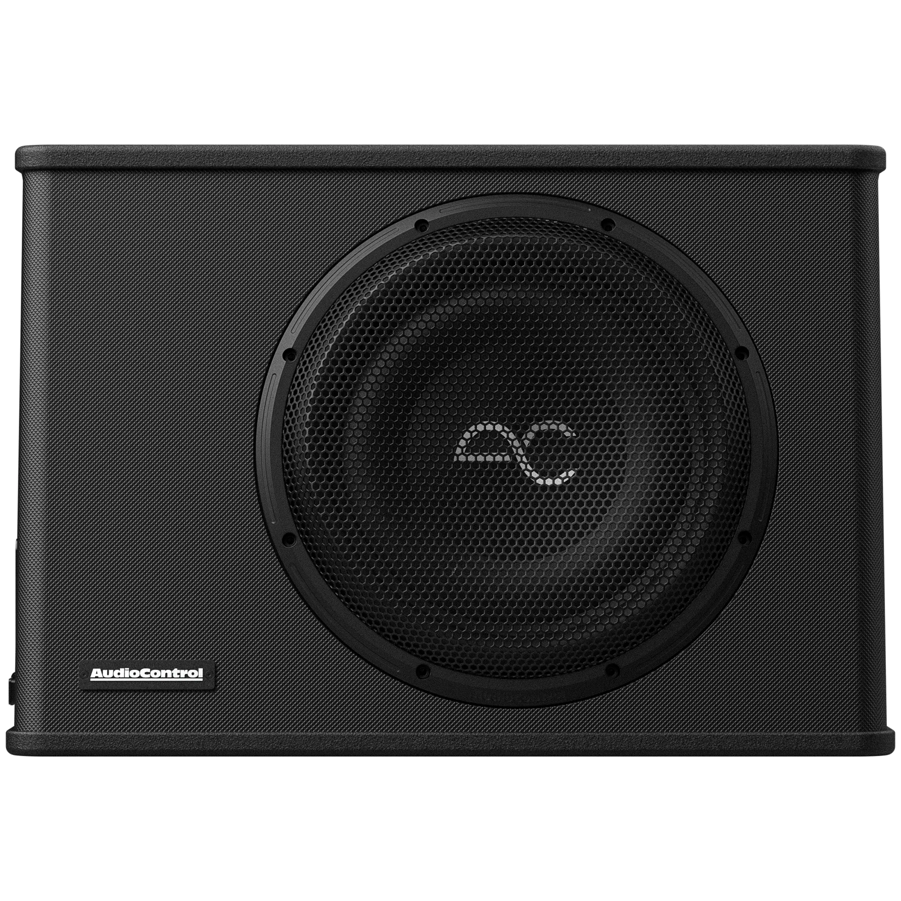 AudioControl - Space Series 12” Single-Voice-Coil 2-Ohm Loaded Sealed Subwoofer Enclosure - Black