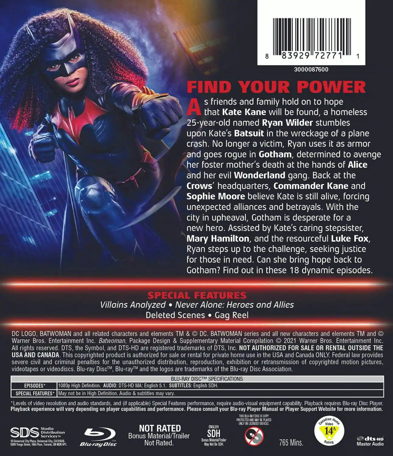 Back. Batwoman: The Complete Second Season   - BLU-RAY.