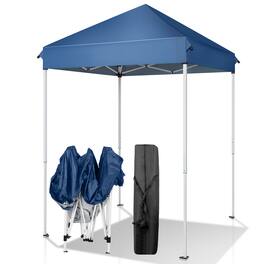 Winado - 5x5 Pop Up Canopy Tent, Ez Up Outdoor Canopy Tent Instant Shelter with Carry Bag Straight Legs Patio Balcony
