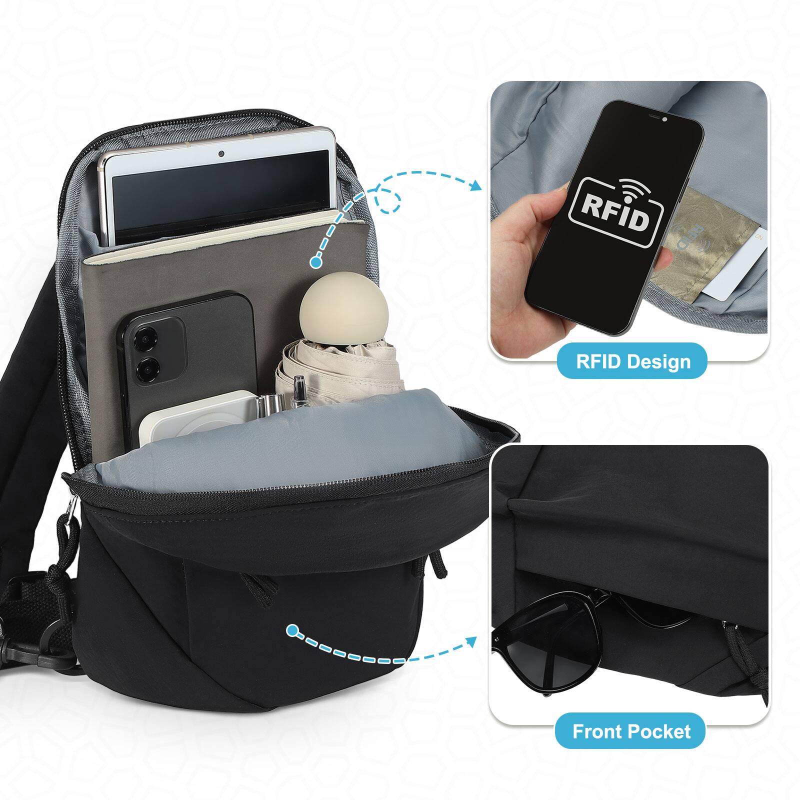 RFID Design Front Pocket