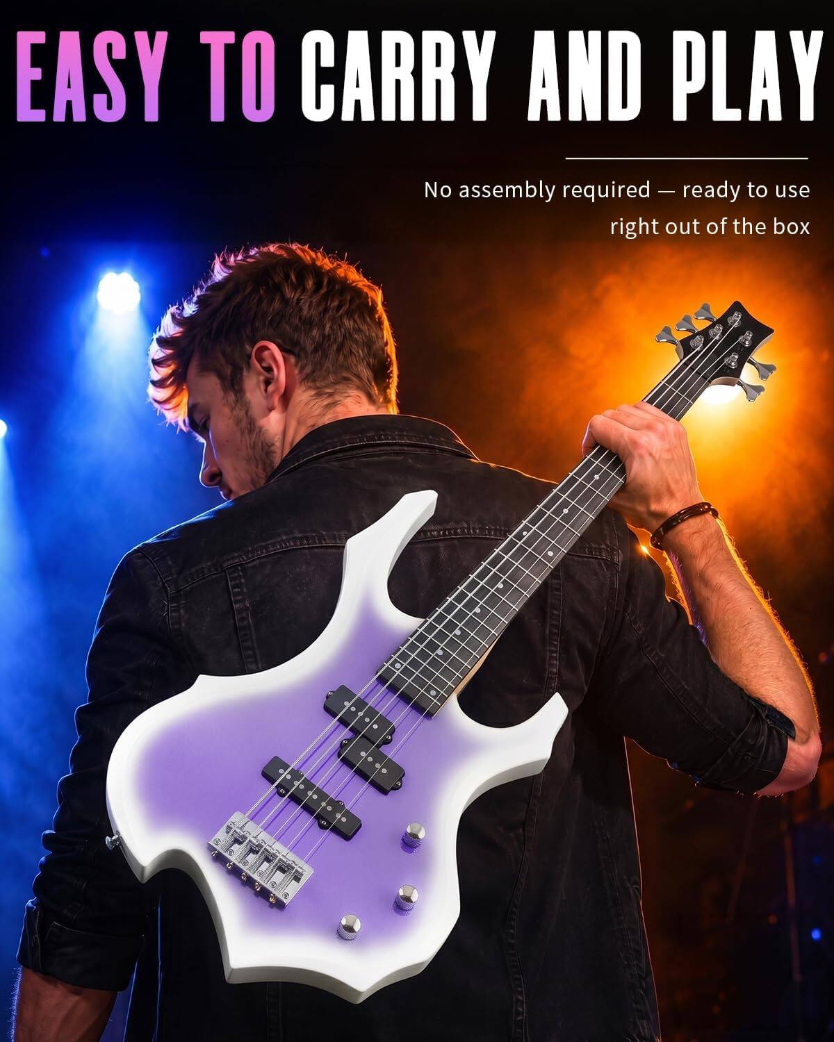 EASY TO CARRY AND PLAY  
No assembly required - ready to use right out of the box