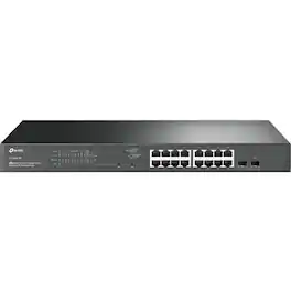 TP-Link - TL-SG2218P - JetStream™ 18-Port Gigabit Smart Switch with 16-Port PoE+ - 16 Port Gigabit Smart Managed PoE - Unknown