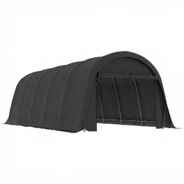Outsunny - x 23.6' Heavy Duty Carport, UPF50+ Portable Garage Car Canopy Tent with Galvanized Frame, Large Door