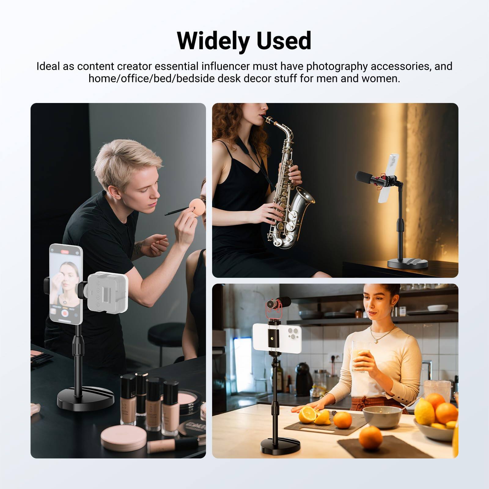 Widely Used

Ideal as content creator essential influencer must have photography accessories, and home/office/bed/bedside desk decor stuff for men and women.