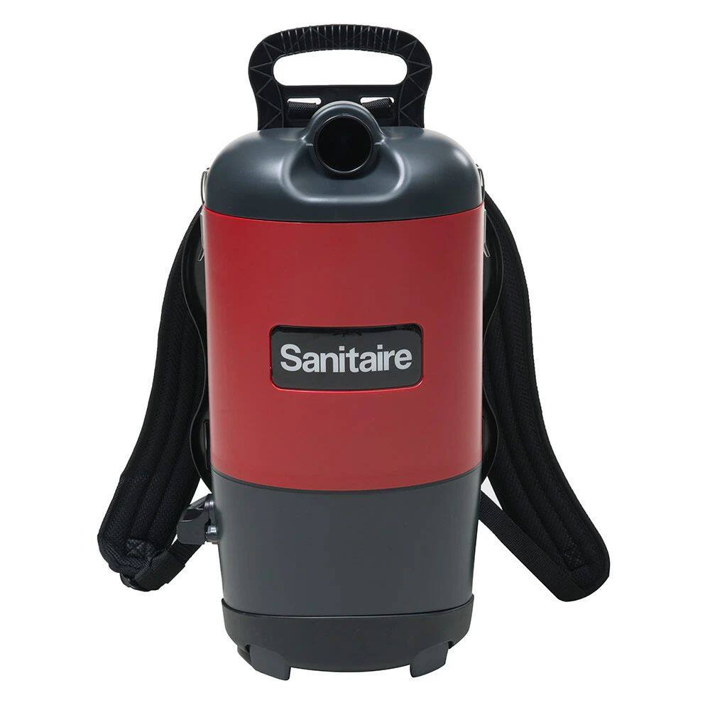 Back. Sanitaire - Sanitaire SC412B TRANSPORT QuietClean 1.5 Gallon Tank Capacity Backpack Vacuum - Red - Red.
