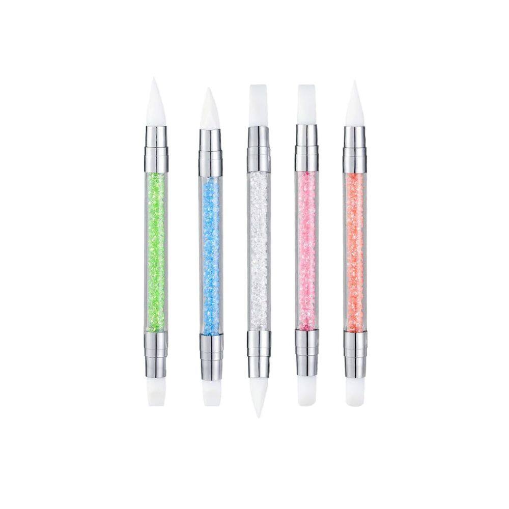 Front. Beauty Hub Ecommerce - 5 Pieces Nail Sculpture Pens - Multicolor.