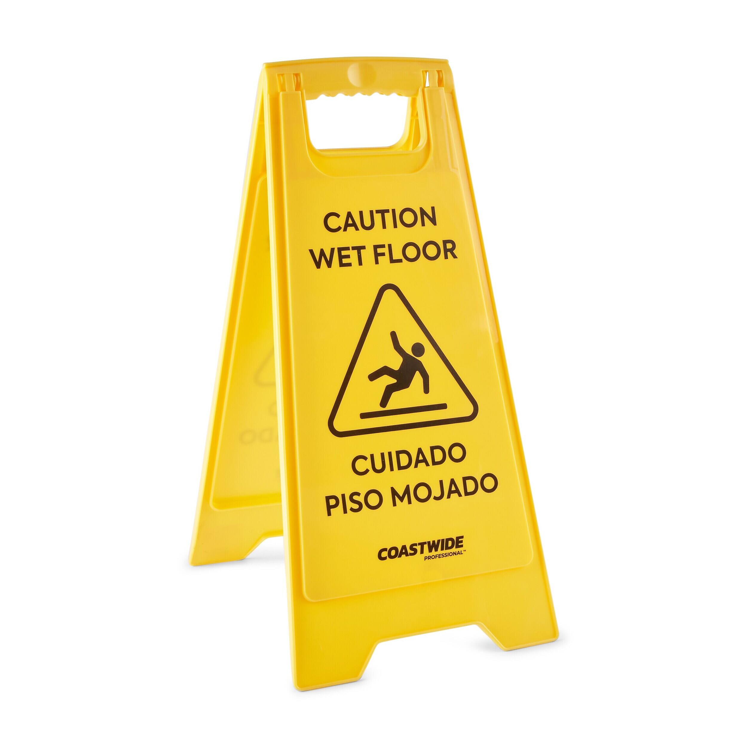 CAUTION WET FLOOR  
CUIDADO PISO MOJADO  
COASTWIDE PROFESSIONAL