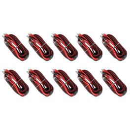DS18 Audio - Level 2 RCA Interconnect Cable, 16 ft (10-Pack)
