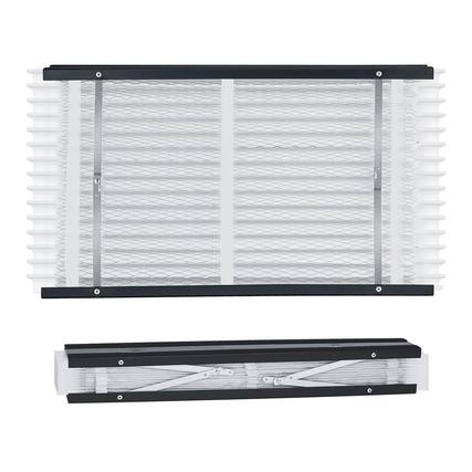 Front. Glintex - Air Filter, 16x28x4 Furnace Filter MERV 11, Electrostatic Pleated HVAC AC Filter 2-Pack, Captures Dust Smog Dander.