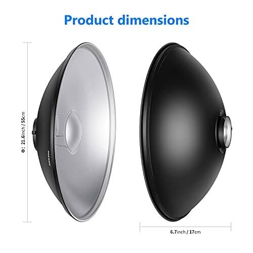 Product dimensions

- Diameter: 21.6 inches / 55 cm
- Height: 6.7 inches / 17 cm