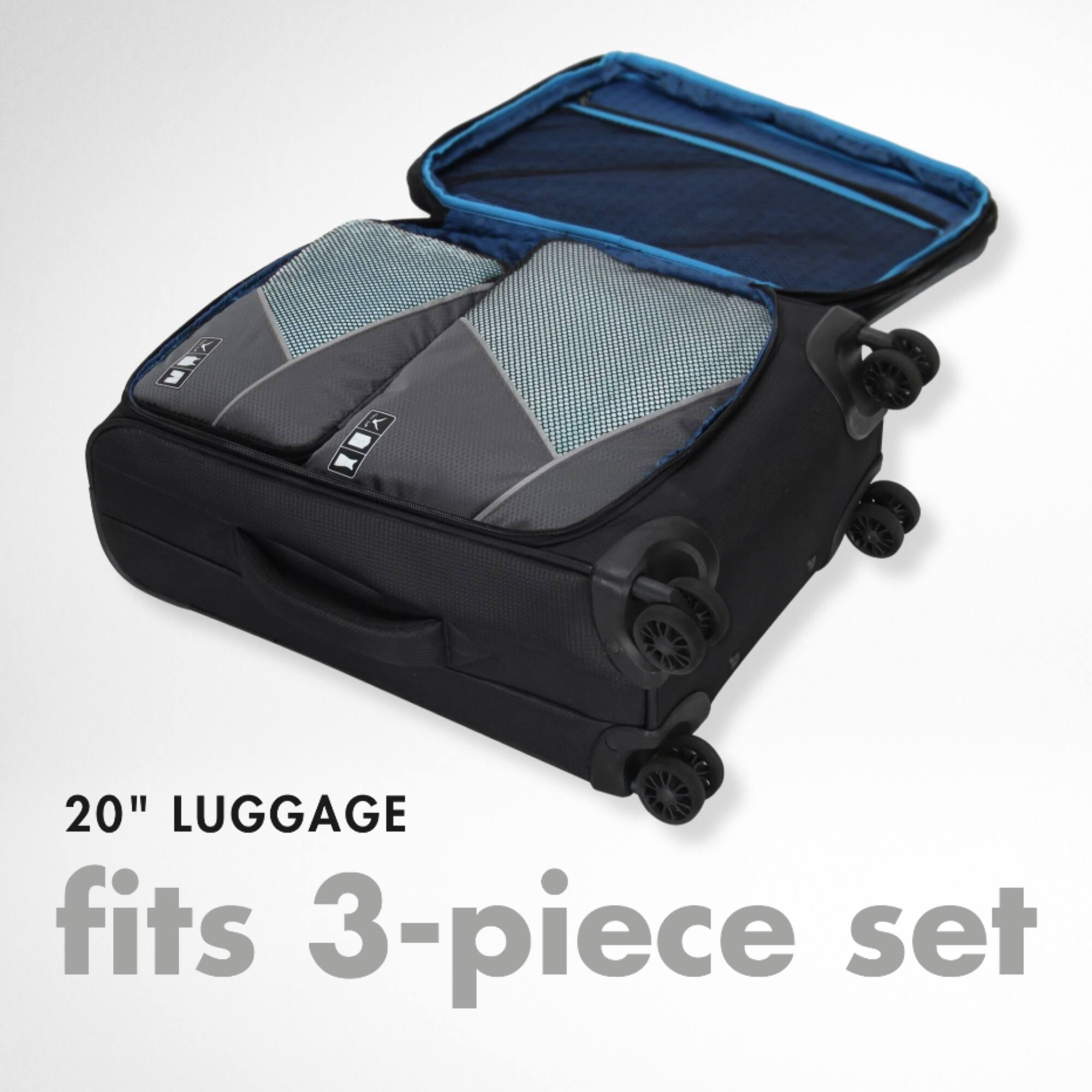 20" LUGGAGE fits 3-piece set