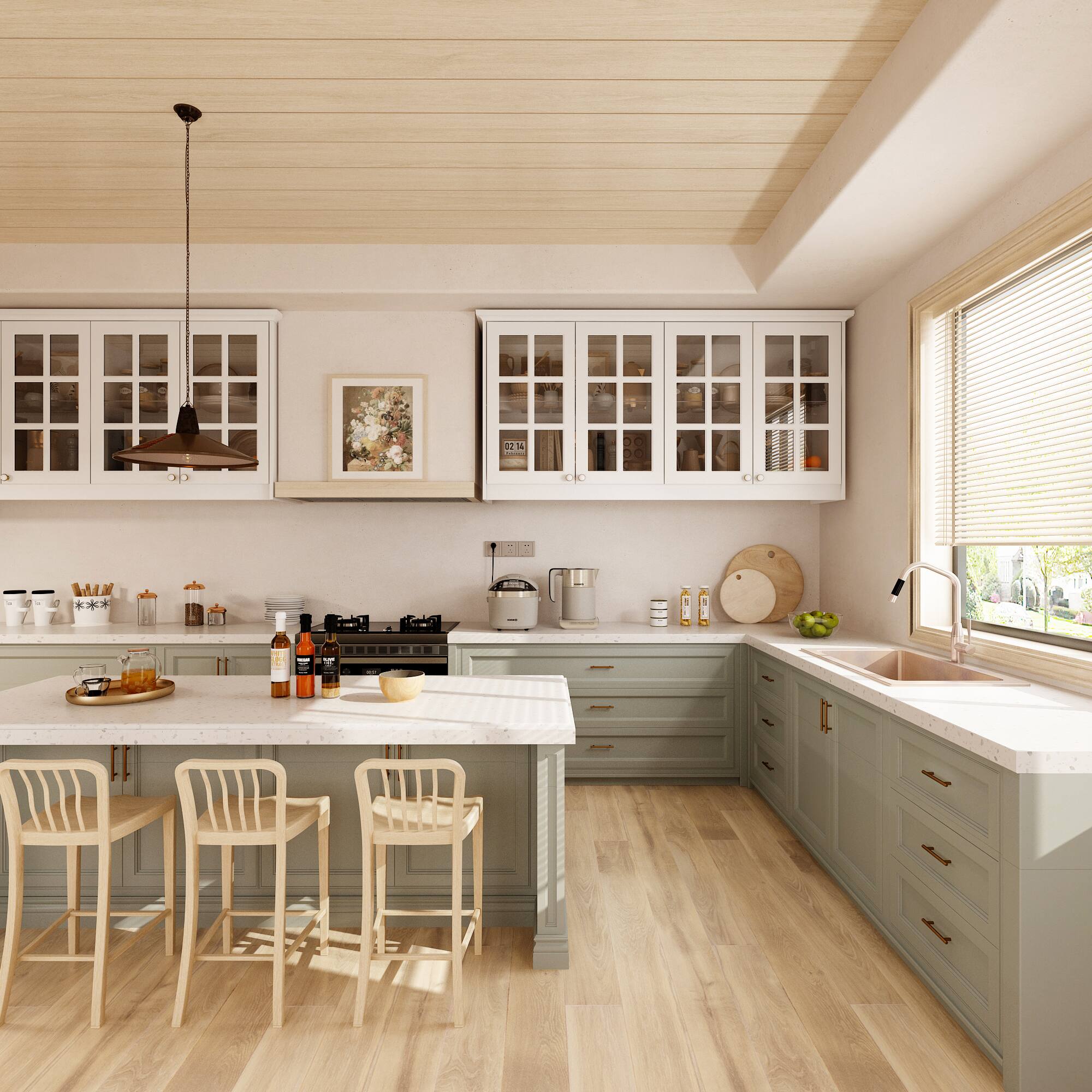 The text "8214" is located on the frame of the painting.