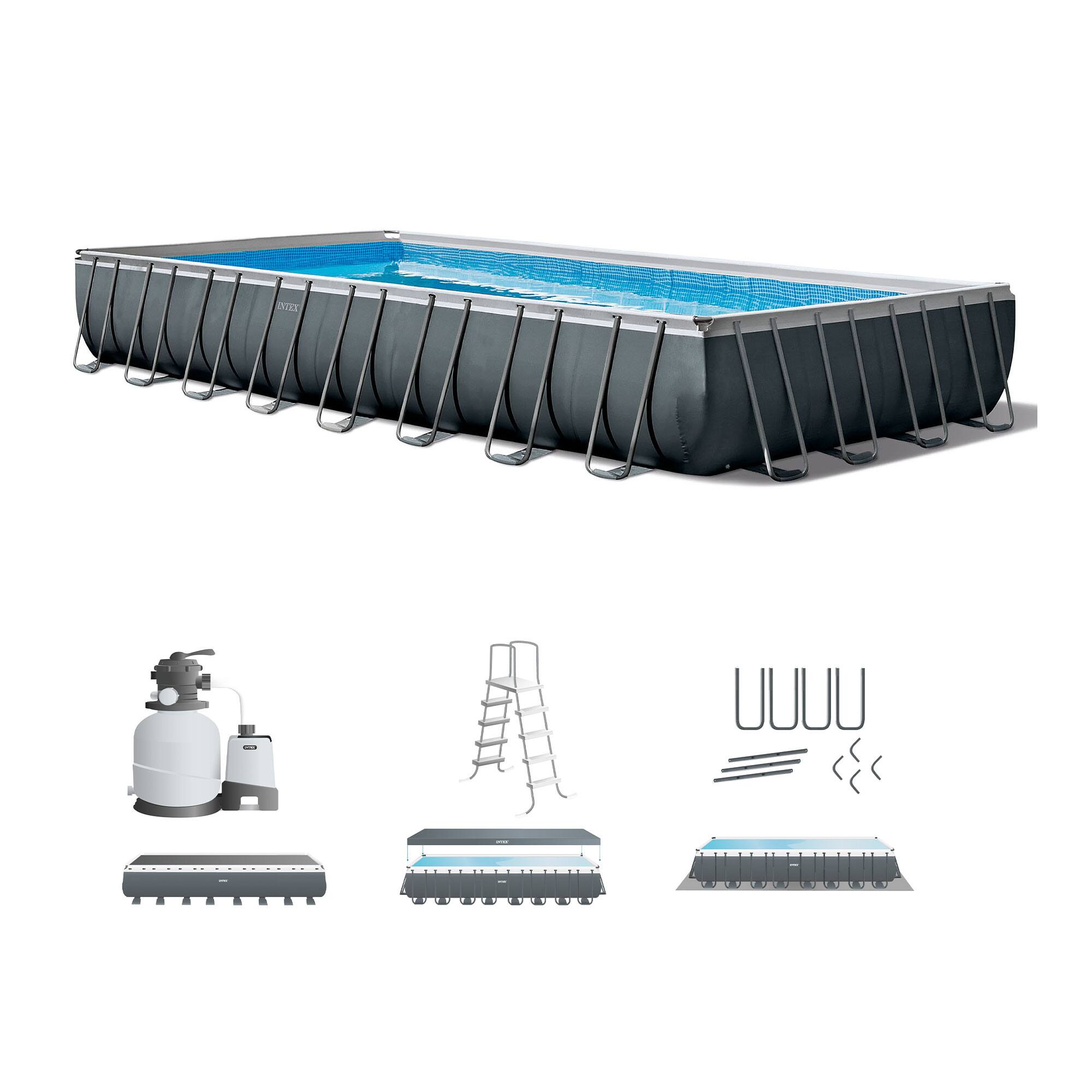 Alt View 7. Intex - Intex Ultra XTR 32' x 16' x 52" Above Ground Pool & OptiFlow Premium Filter Sand.