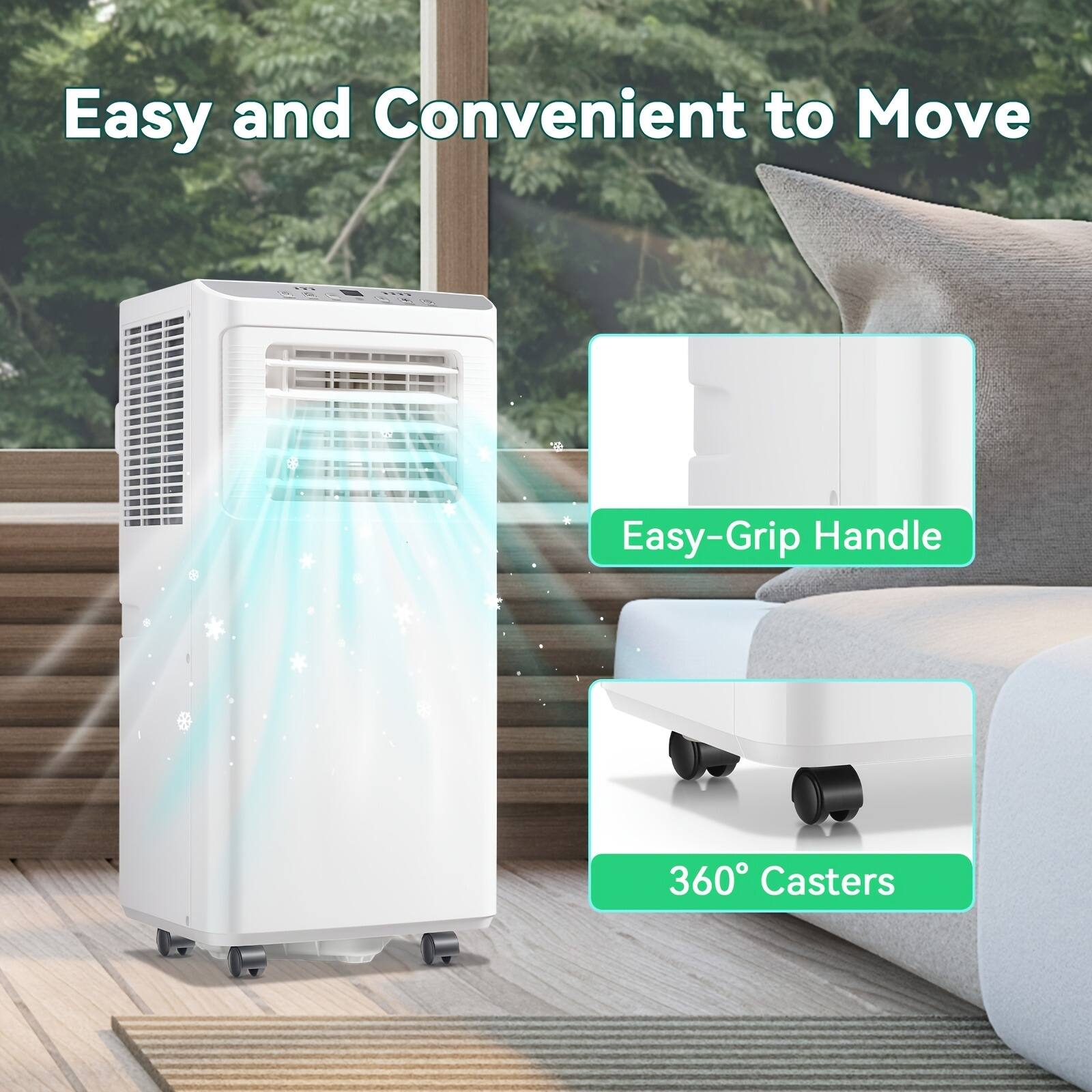 Easy and Convenient to Move

Easy-Grip Handle

360° Casters