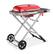 Alt View 11. Weber - Traveler Portable Gas Grill - Red.