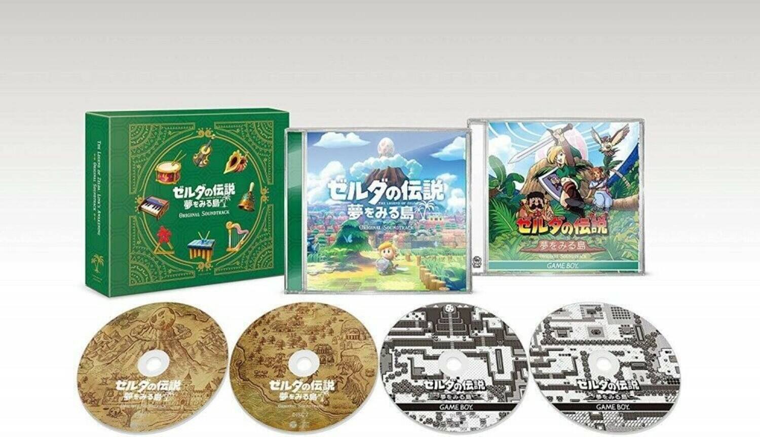 Legend Of Zelda: Link's Awakening / O.S.T. - Legend of Zelda: Link's Awakening Soundtrack (4 CD Set) - COMPACT DISCS