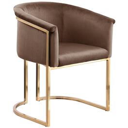 Meridian Furniture - Tierra Velvet Dining Chair - Brown