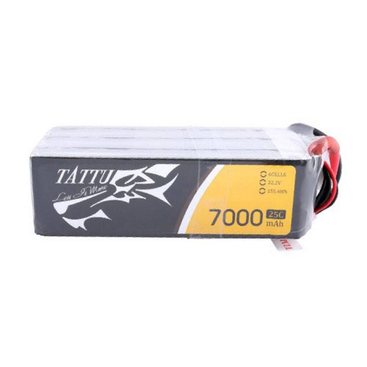 TATTU I Monic  
6CELLS GOOD  
155.4wh  
22.2V  
7000  
25C mAh