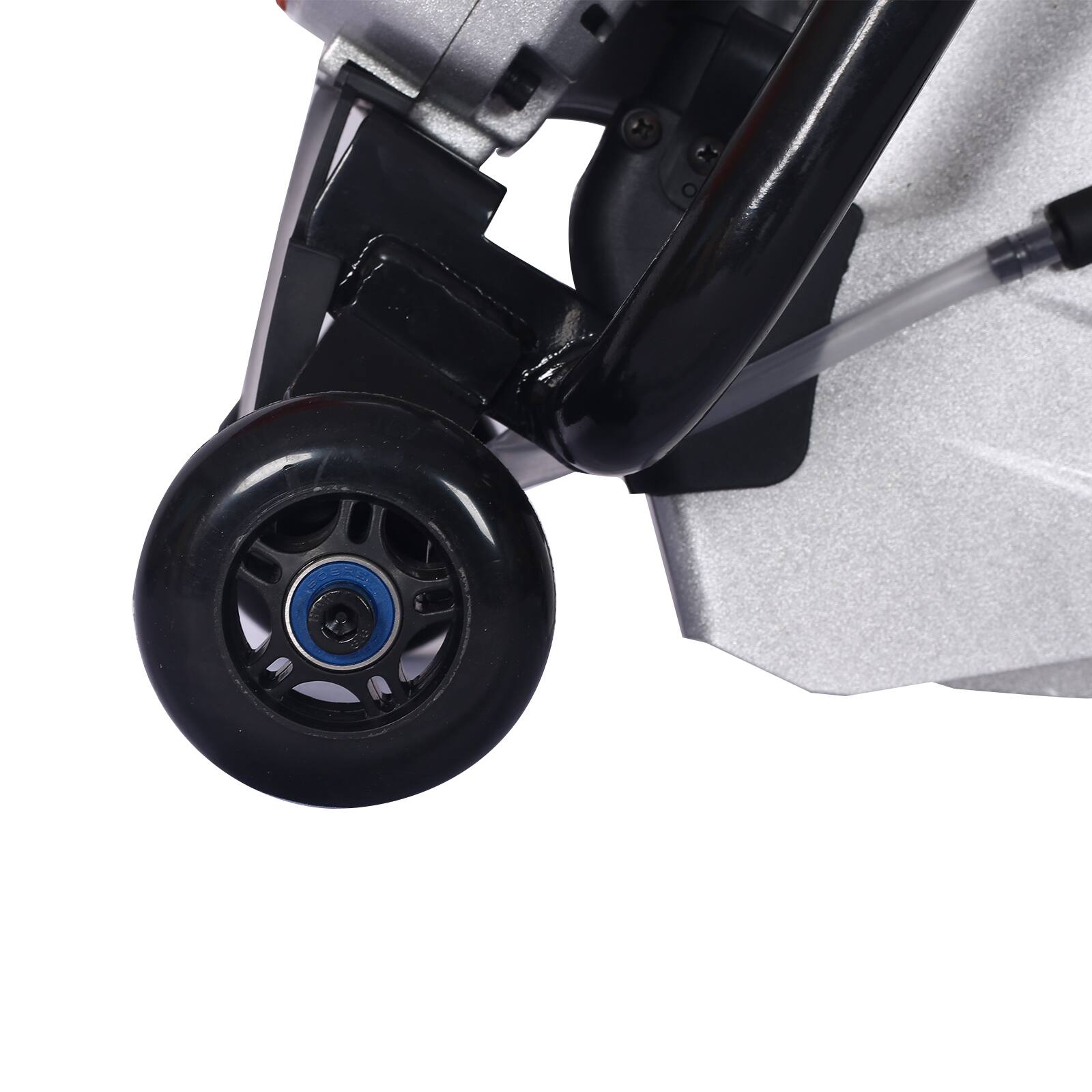 Back. ELEMENT ACE - 3000W 14" Concrete Saw, Wet/Dry with Guide Roller, Blade Not Included - Black and Silver.