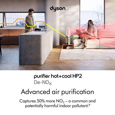 Dyson Purifier Hot+Cool HP2 De NOx White/Gold 544564-01 - Best Buy Dyson Purifier Hot+Cool HP2 De NOx White/Gold 544564-01 - Best Buy