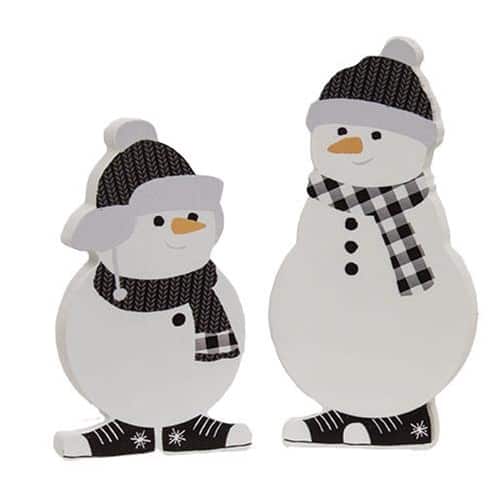 BreeBe - 2/Set Snowkid Chunky Sitters - White, Black