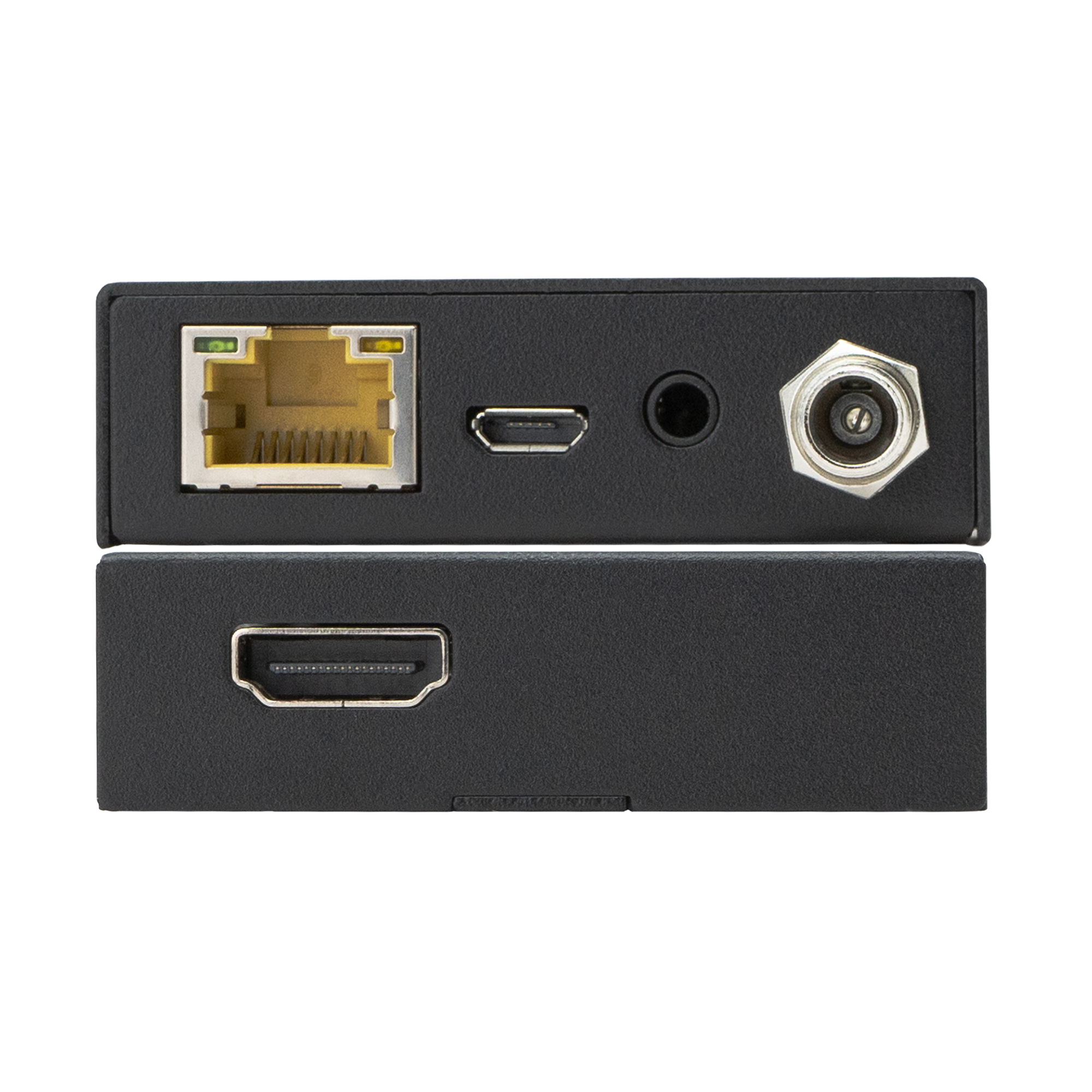 Alt View 4. J-Tech Digital - J-Tech Digital 4K 60Hz Wall Plate HDMI Extender Over Ethernet with HDMI/USB-C Inputs and USB-C Charging Port - Black & White.