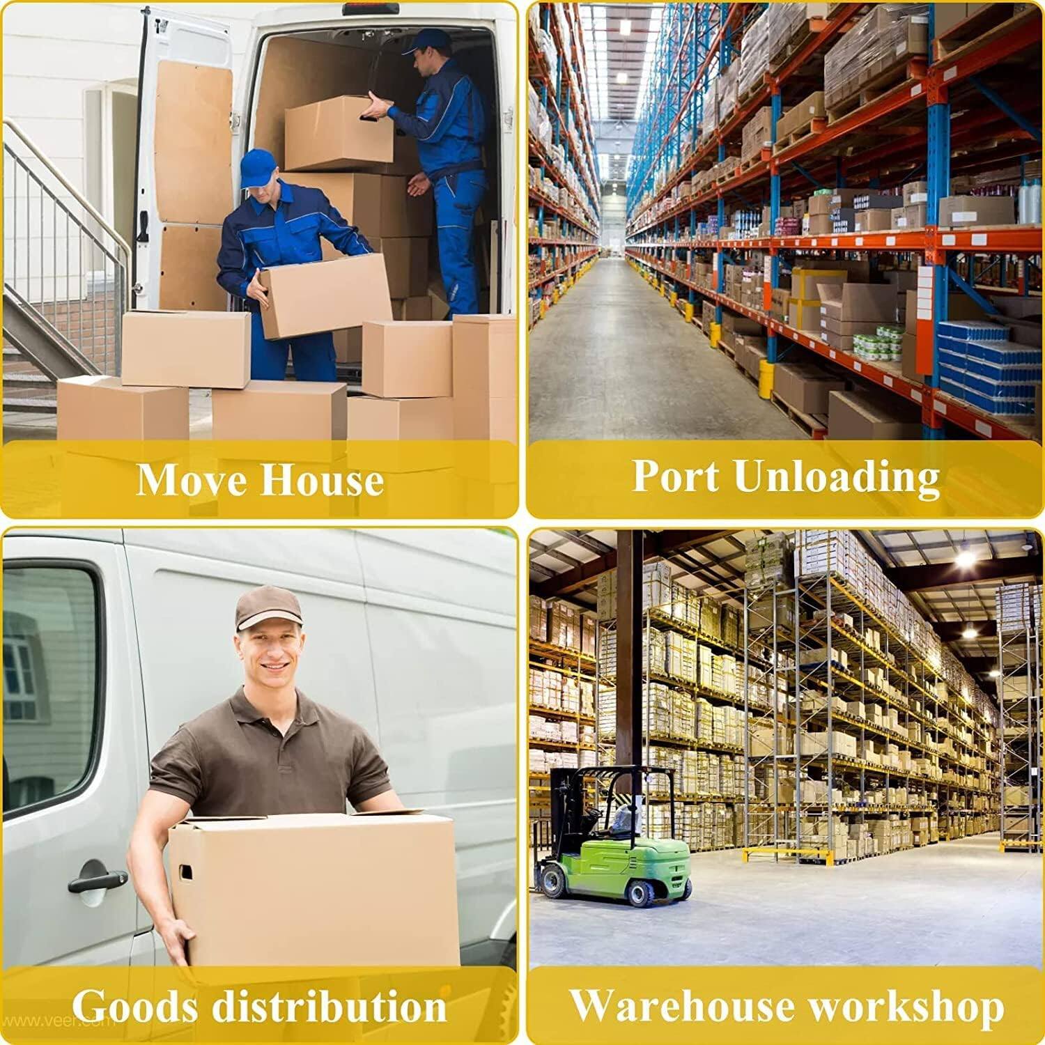 Move House  
Port Unloading  
Goods distribution  
Warehouse workshop