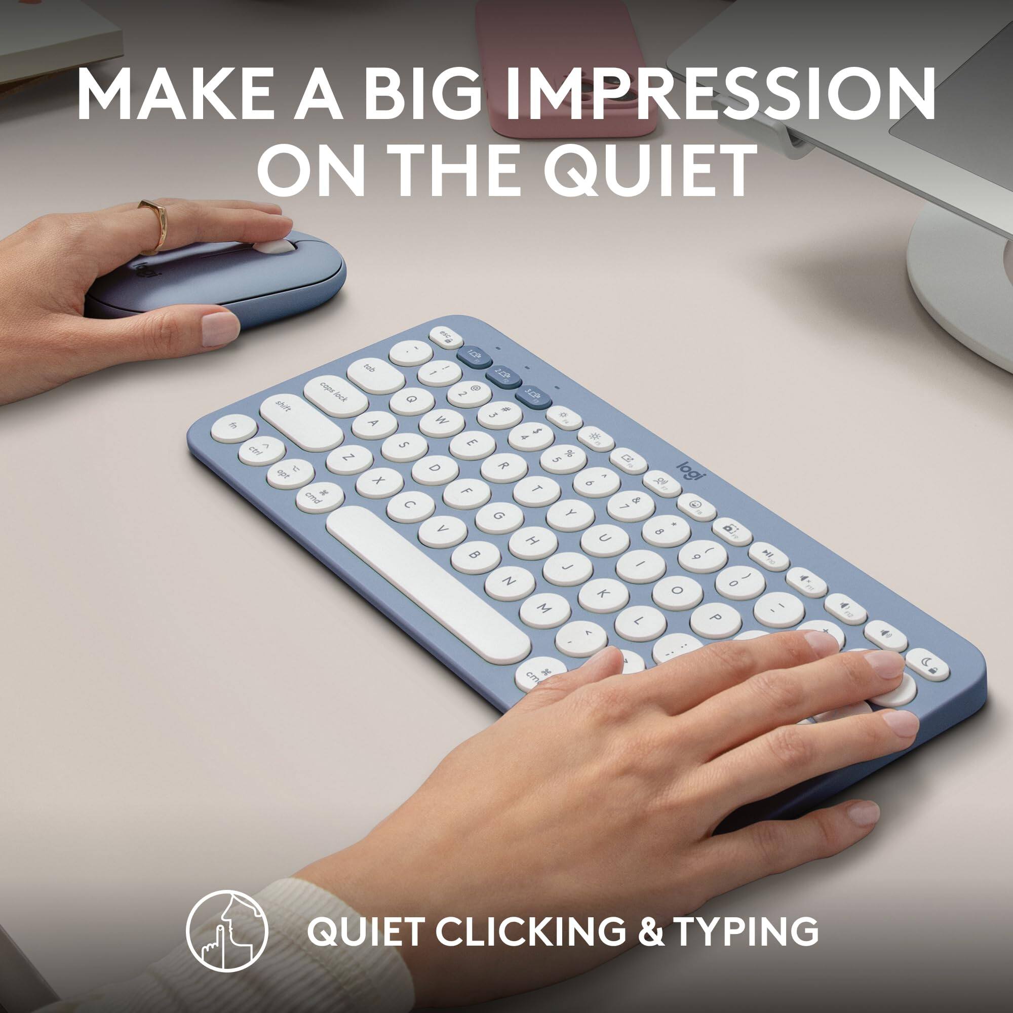 MAKE A BIG IMPRESSION ON THE QUIET

QUIET CLICKING & TYPING