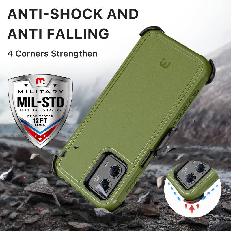 ANTI-SHOCK AND ANTI FALLING 4 Corners Strengthen m E. MILITARY MIL-STD 810G-516.6 DROP TESTED 12FT USA