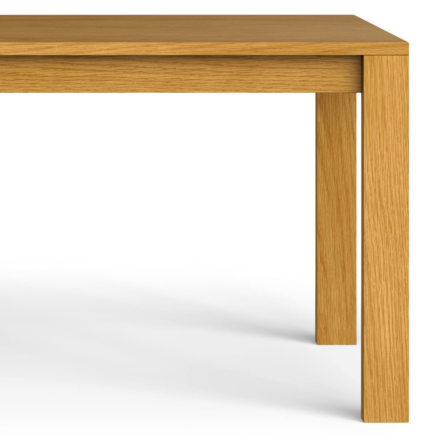 Alt View 6. Simpli Home - Wilson 60 inch x 36 inch Rectangle Transitional Dining Table in Oak Veneer - Oak Veneer.