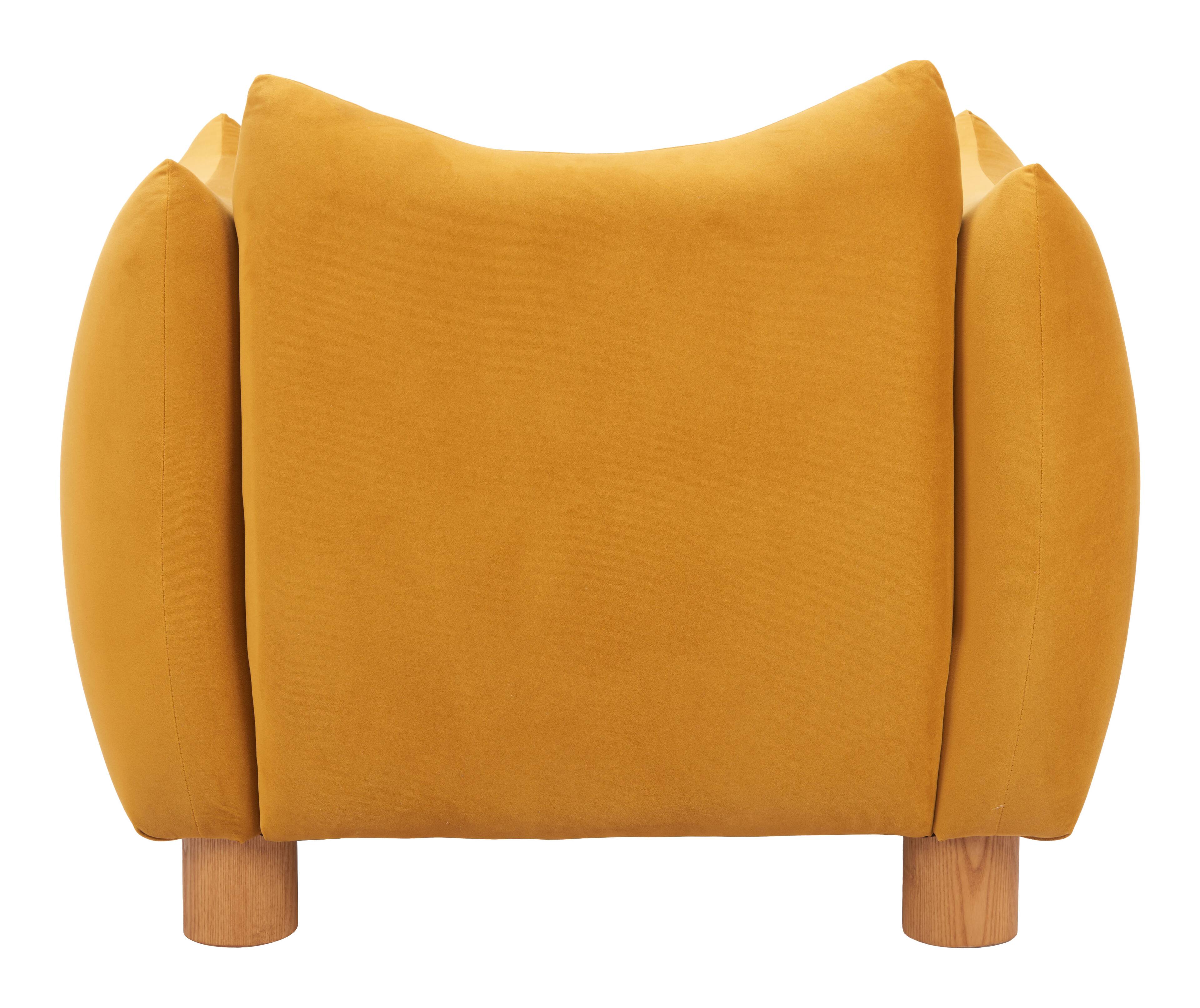 Alt View 2. Hivvago - Meia Accent Chair Mustard - Mustard.