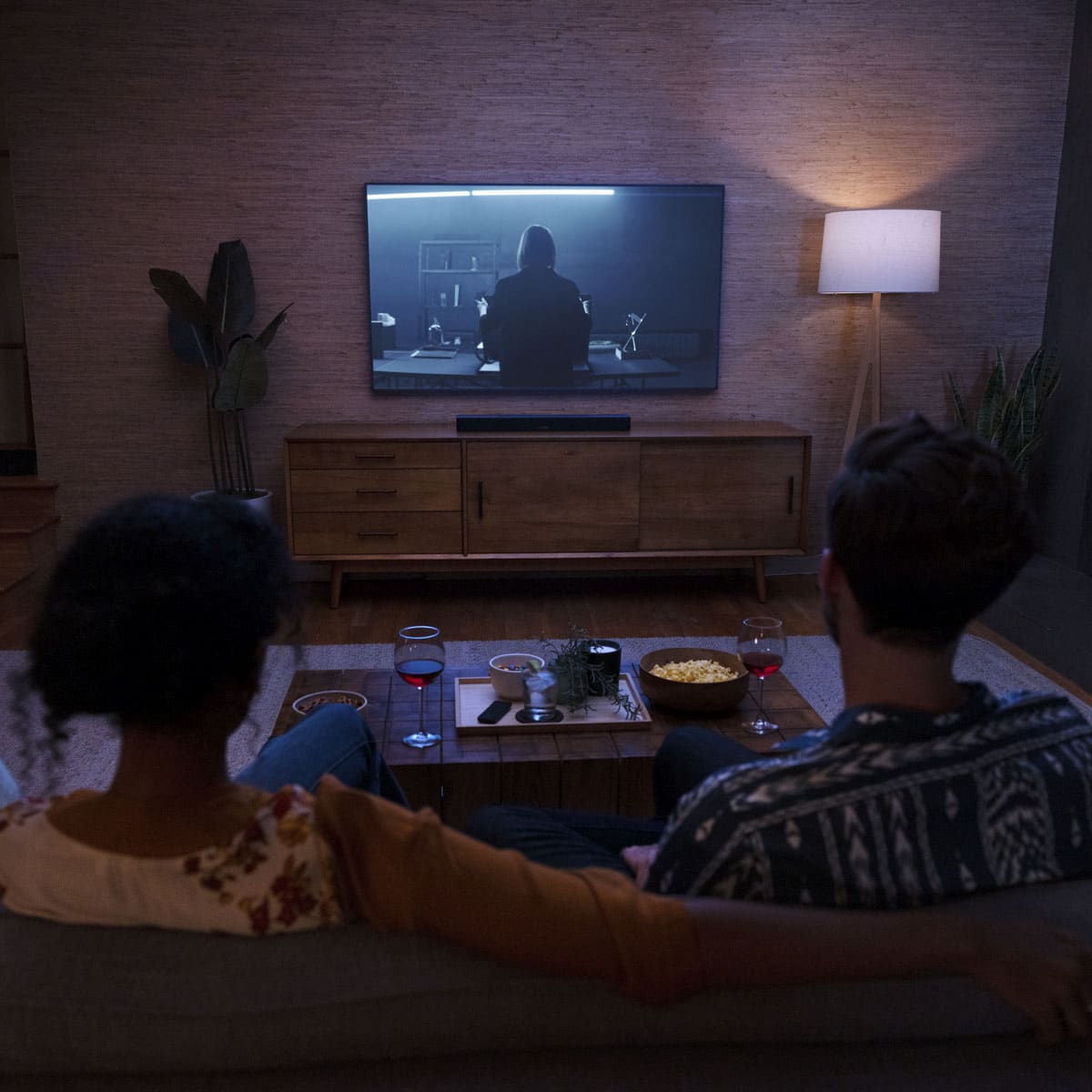 Alt View 17. Bose - Smart Soundbar with Dolby Atmos and Voice Control - Black.