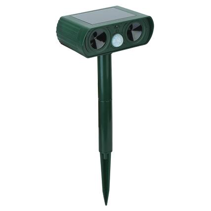 Front. DirectDeals - Ultrasonic Animal Repeller Solar - Green.