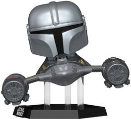 Funko - POP! RIDES: Star Wars: The Mandalorian - The Mandalorian & N-1 Starfighter - Collectibles - Multicolor