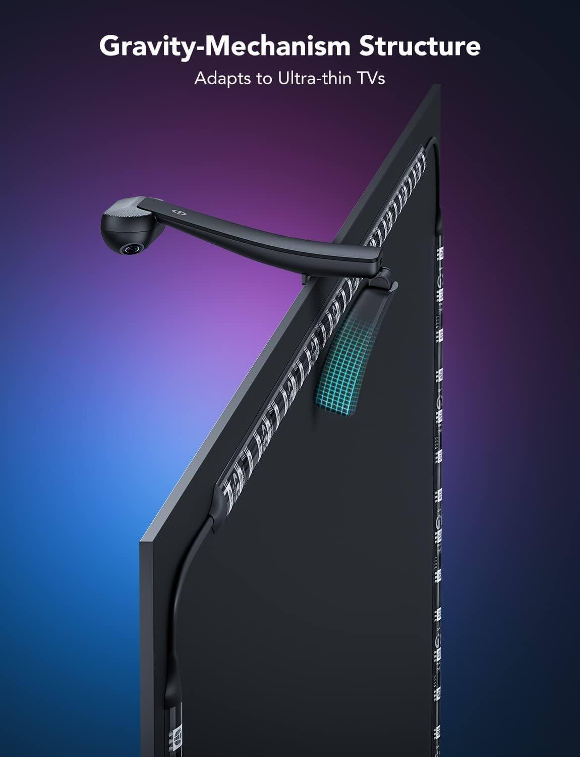 Gravity-Mechanism Structure  
Adapts to Ultra-thin TVs